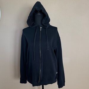 UGG Black Zipper Hoodie Large